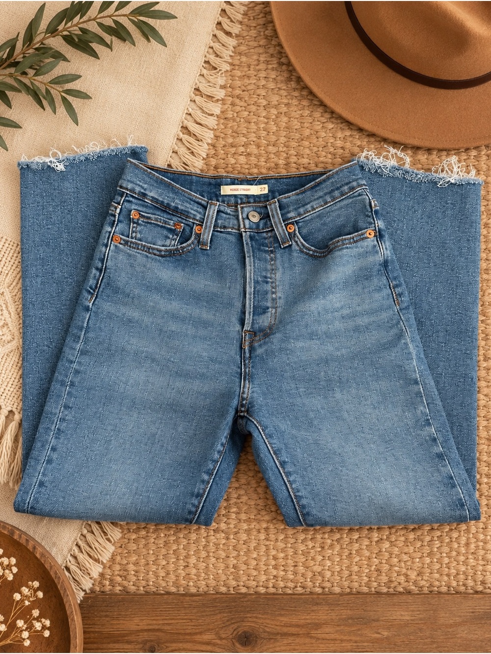 Levis’s Wedgie High-Rise Blue Women’s Jeans